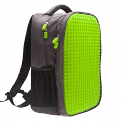 MOCHILA PERSONALIZÁVEL UPIXEL NEGRA